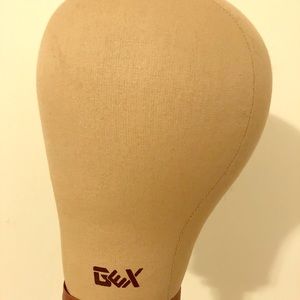 GEX 20” - 24” Cork Canvas Head Wig Display